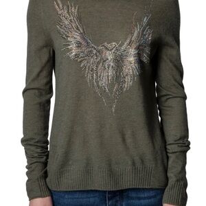 Zadig and Voltaire Miss Eagle Cashmere Sweater